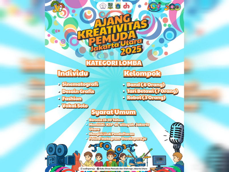 Kemeriahan Final Ajang Kreatifitas Pemuda Jakut 2025 Digelar akhir Juni 