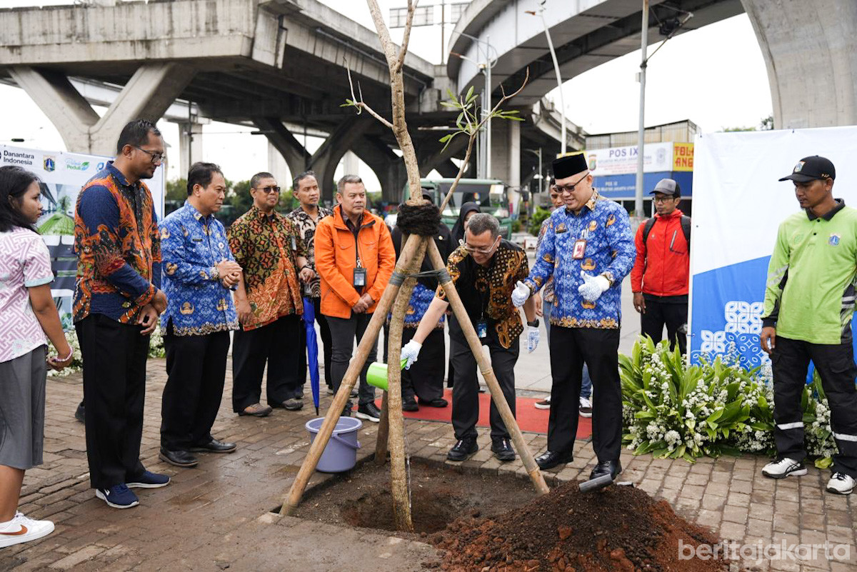 Groundbreaking Penataan Bawah Tol Akses Tanjung Priok