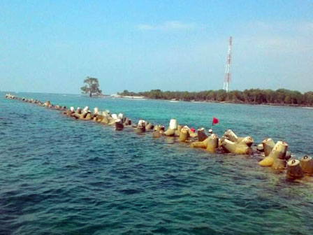  Pembangunan Breakwater Pulau Untung Jawa Mulai Dikerjakan
