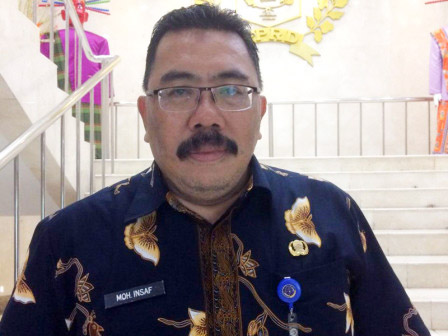 Genangan air di permukiman Jakarta