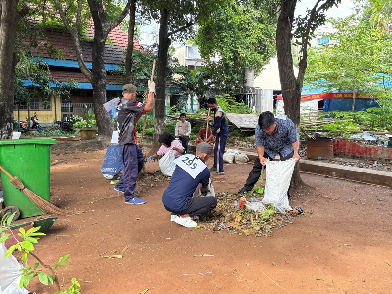 Pelamar Pasukan Oranye di Papanggo Semangat Ikuti Tes Lapangan
