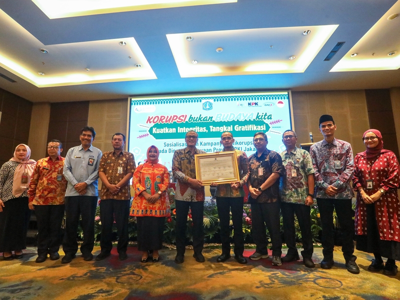 Ratusan Pelaku Seni Disbud DKI Ikut Sosialisasi dan Kampanye Anti Korupsi