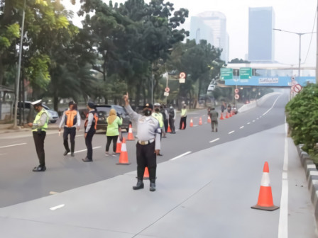 Dishub Kembali Uji Coba Lintasan Road Bike JLNT Tanah Abang - Kampung Melayu Besok