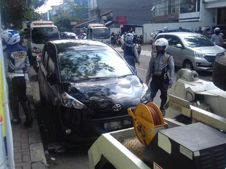 20 Kendaraan di Tindak Sudinhub Jaksel 
