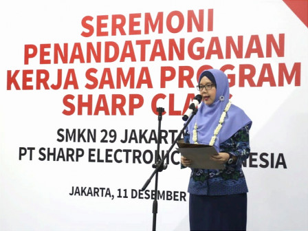 25 Pelajar SMKN 29 Jakarta Terpilih Mengikuti Pelatihan Sharp Class