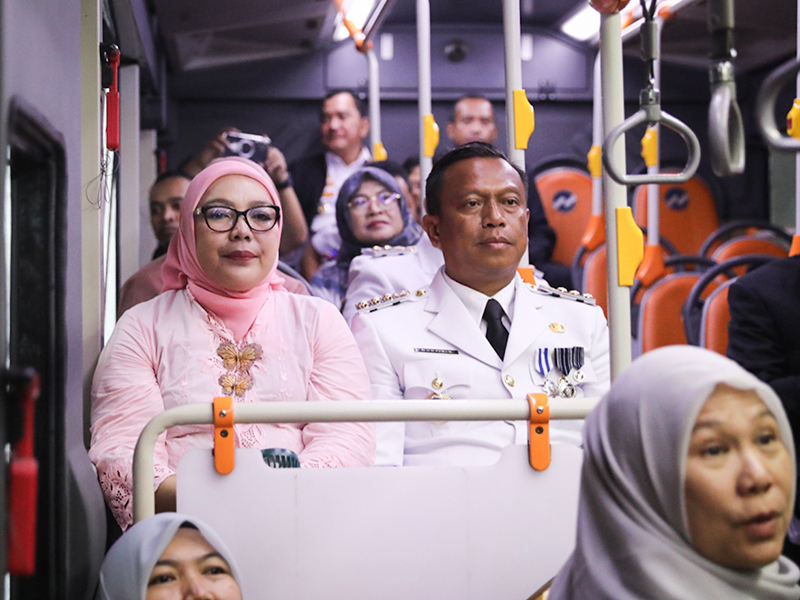 Munjirin Naik Transum ke Pelantikan di Balaikota