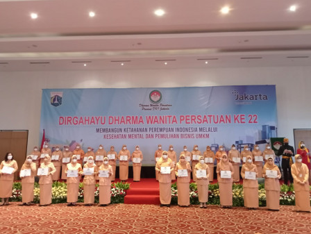 Komariah Marullah Apresiasi Pemenang Lomba HUT ke-22 DWP Provinsi DKI Jakarta 