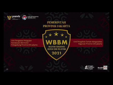 Raih Predikat WBBM dan WBK, Pemprov DKI Dapat Penghargaan Zona Integritas Dari Kemenpan dan RB 