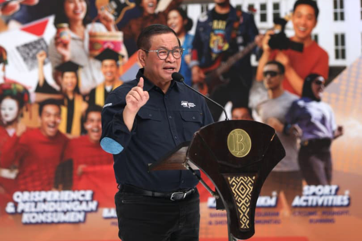 Gubenur DKI Jakarta, Pramono Anung saat Pembukaan JEF 2025