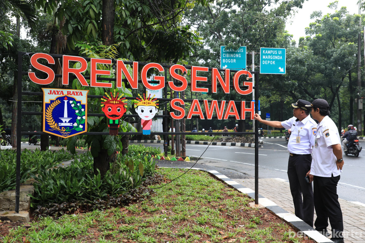 Penataan Kawasan unggulan di Srengseng Sawah selesai dikerjakan