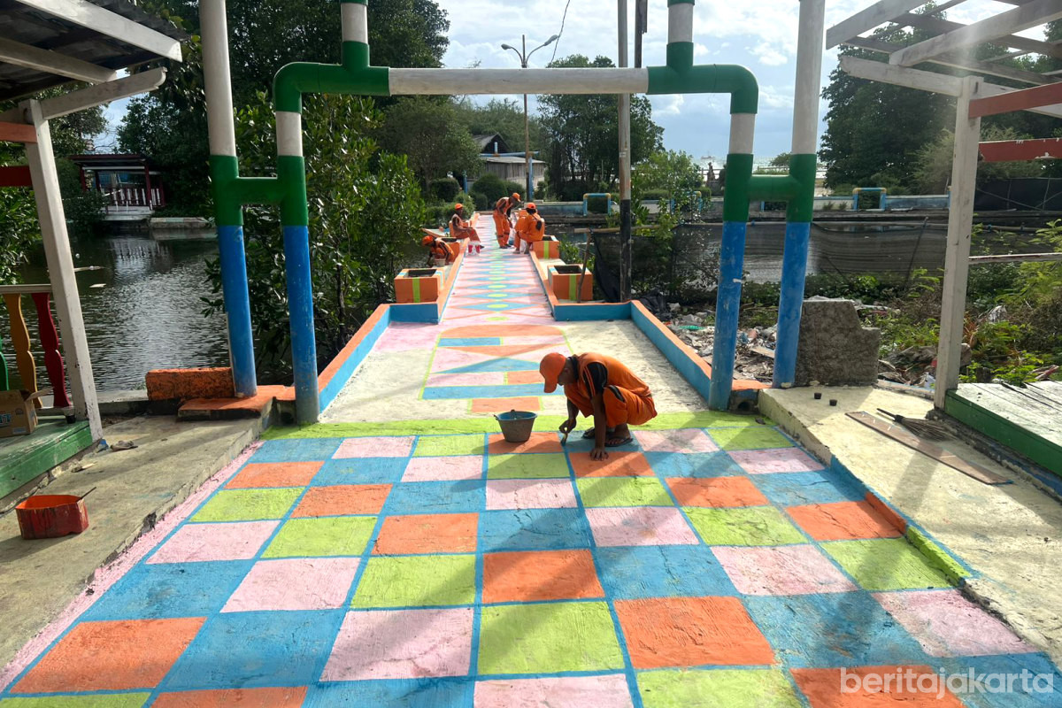 Jalan Karang Mangrove Tuntas Diperbaiki 