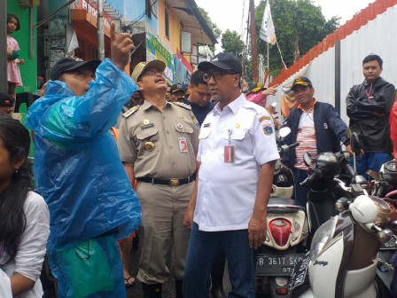 Wali Kota Jaksel Tinjau Sejumlah Lokasi Banjir