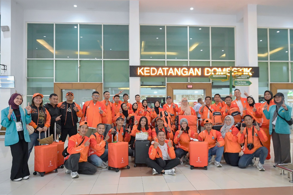 Kontingen DKI Jakarta di ajang POMNas XIX