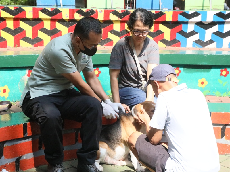 189 HPR di Kelurahan Cipete Selatan Sudah Divaksin Rabies
