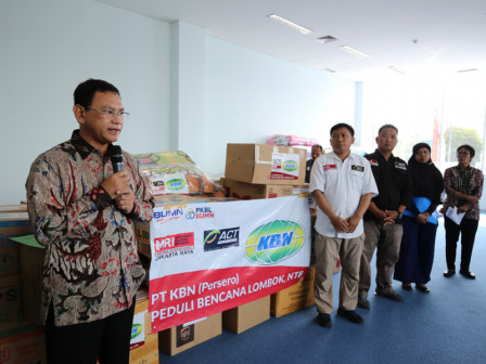  PT KBN dan Tenantnya Berikan Bantuan Korban Lombok 