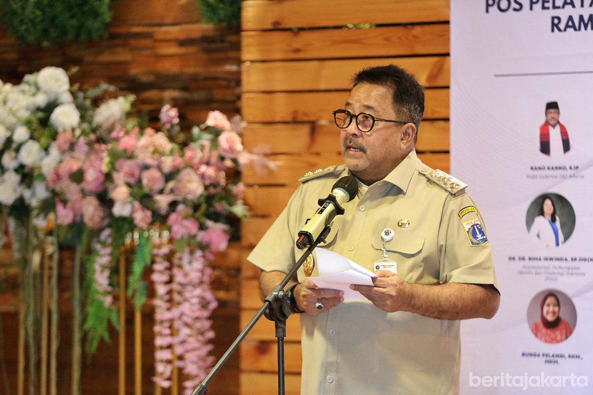 Rano Karno membuka kegiatan Expert Meeting Posyandu Ramah Kesehatan Jiwa di Indonesia 