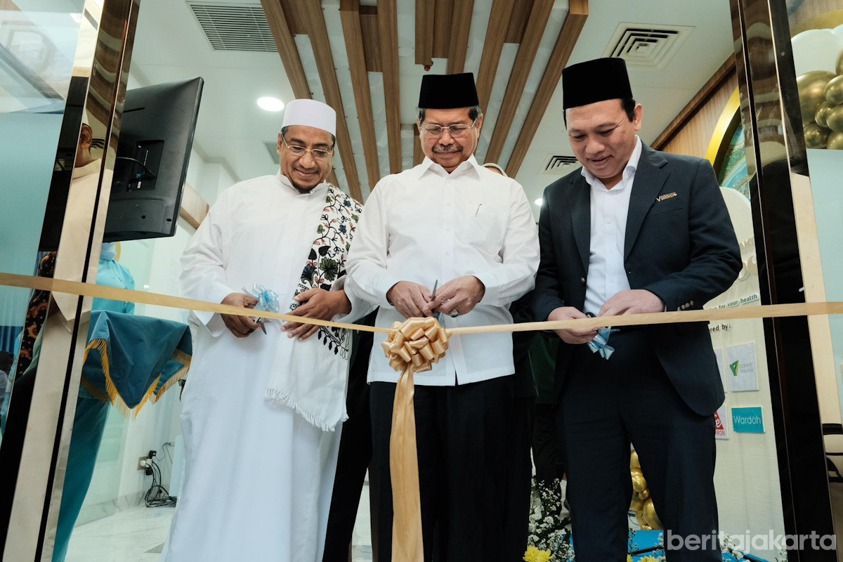 Marullah Matali meresmikan operasional Rumah Sakit (RS) Visindo di Duren Tiga
