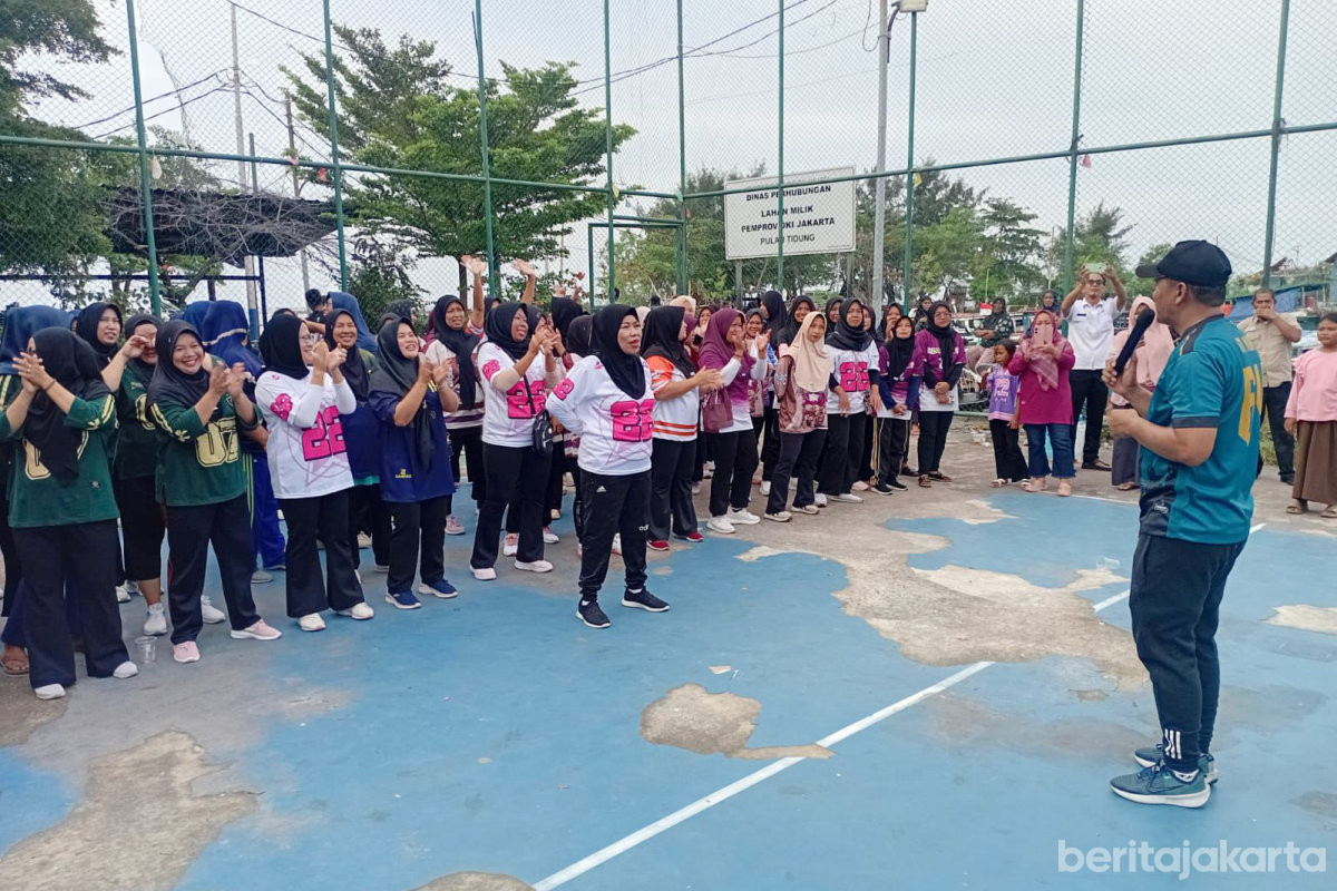 Camat Kepulauan Seribu Selatan Buka Turnamen Voli Cute Cup 2026 