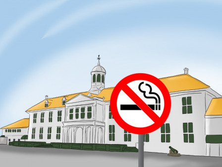 Imbauan Tidak Merokok di Kawasan Kota Tua