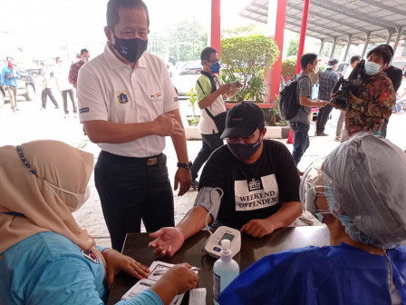  Walikota Jakut Mengapresiasi Gerakan Ayo Vaksin Yang Digagas PMI 