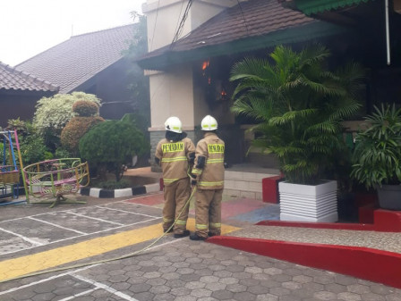 Panel Listrik di Kantor Kelurahan Baru Terbakar 