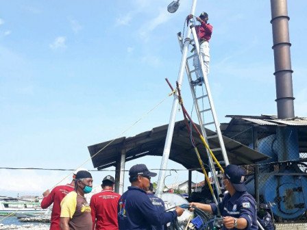 Lampu dan Tiang PJU Rusak di Kepulauan Seribu Telah Diperbaiki