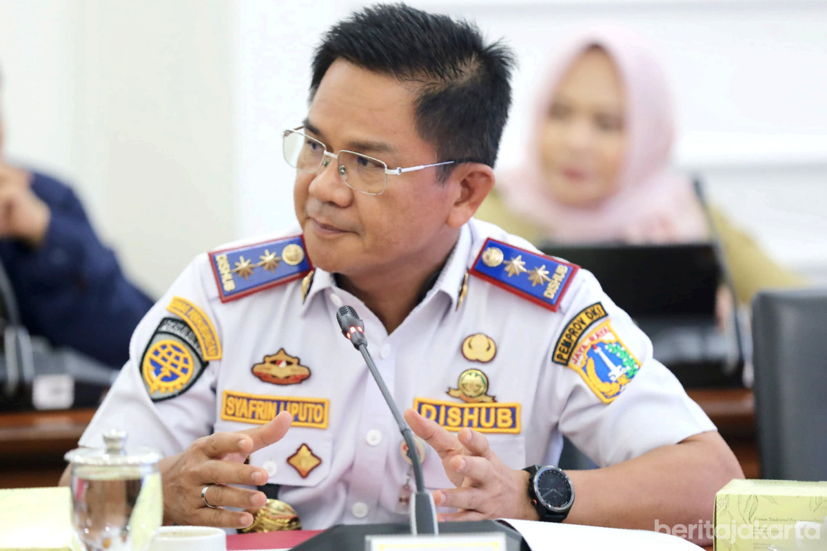 Kepala Dinas Perhubungan (Dishub) DKI Jakarta, Syafrin Liputo