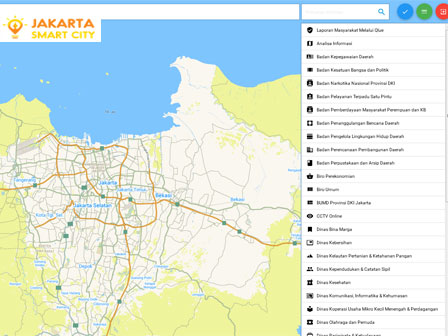 Website Jakarta Smart City Lebih Interaktif