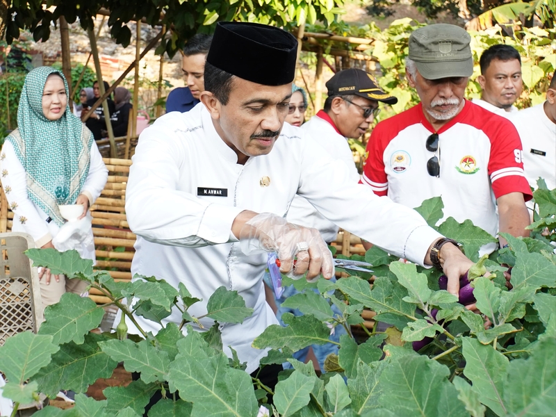 Anwar Ajak Warga Lenteng Agung Jaga Ketahanan Pangan
