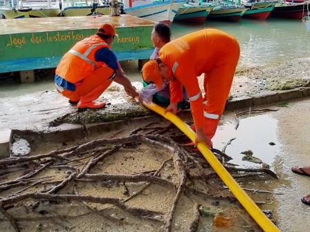Satu Pompa Apung Dikerahkan Tangani Genangan di Pulau Pari