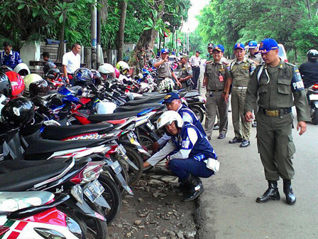 274 Motor Terjaring Operasi Cabut Pentil