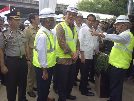  Presiden Jokowi Resmikan Lanjutan Sodetan Ciliwung - KBT