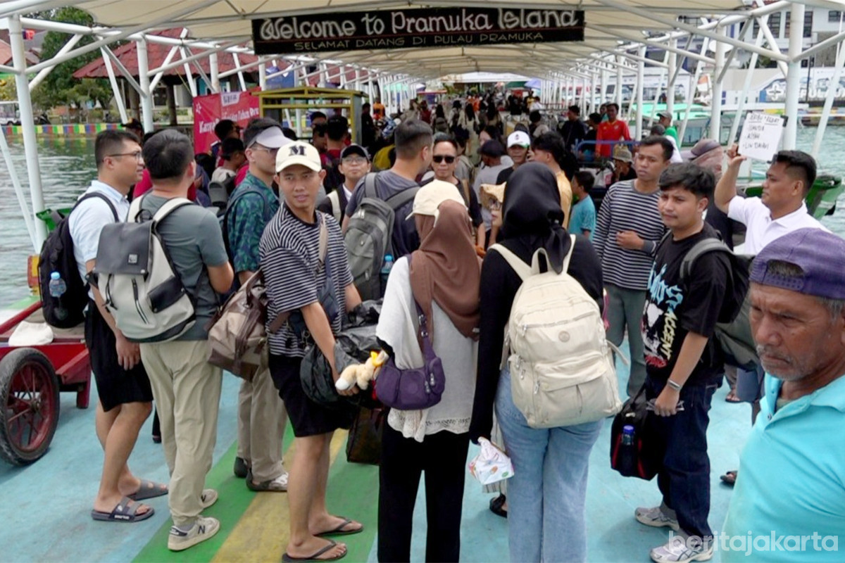 Ribuan wisatawan kunjungi Kepulauan Seribu selama libur Natal