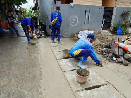 SDA Cilincing Buat Crossingan Baru Di Jalan Malaka Jaya 