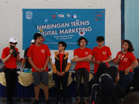 Sudin Parbud Gelar Bimtek Digital Marketing di Pulau Untung Jawa
