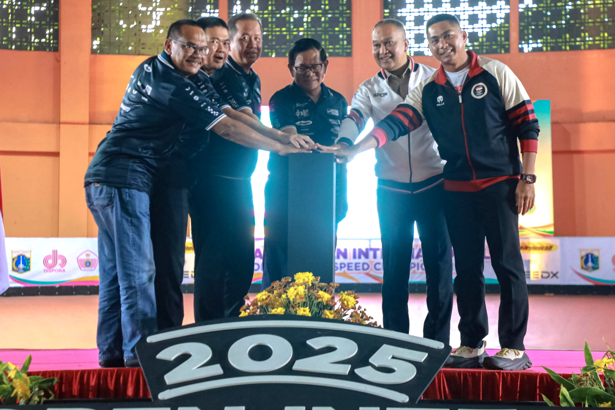 Pembukaan Kejuaraan Sepatu Roda Jakarta Open Internasional 2025