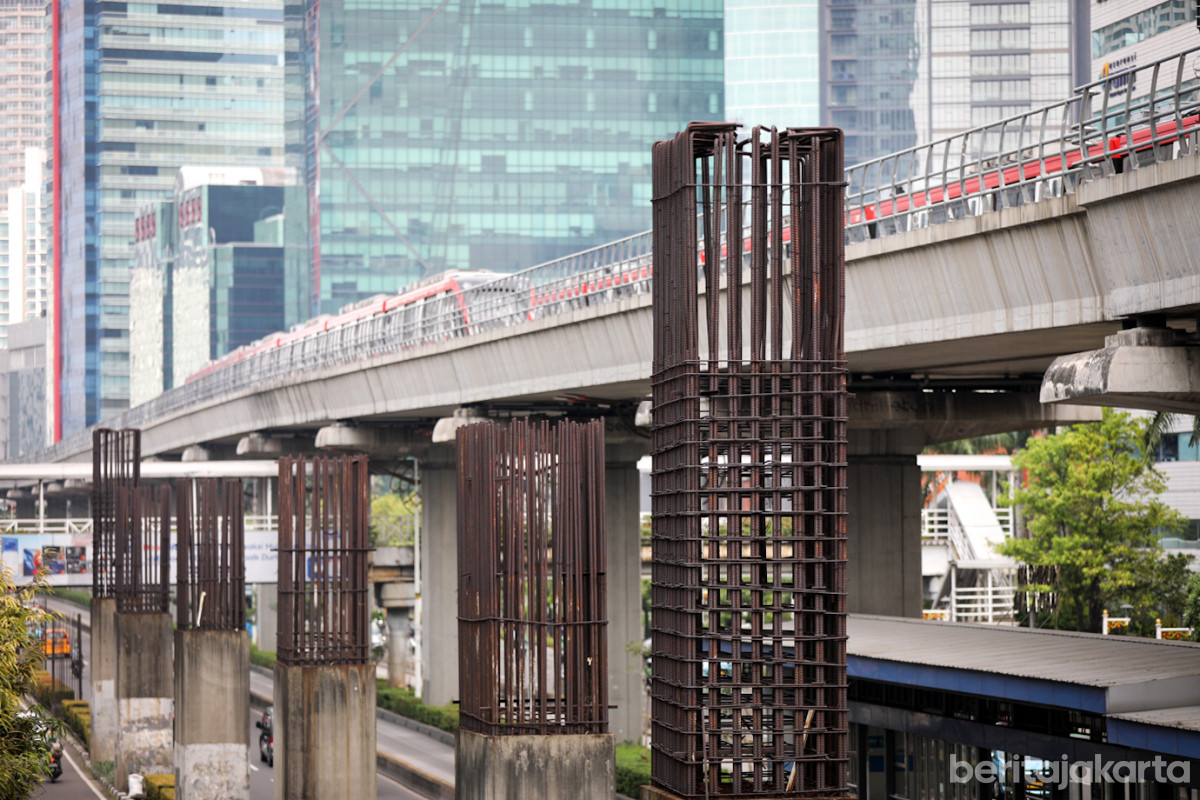 DPRD DKI Dukung Pembongkaran Tiang Monorel di Rasuna Said 