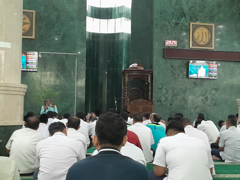 Tausiyah di Masjid Fatahillah, Ustadz Subki 