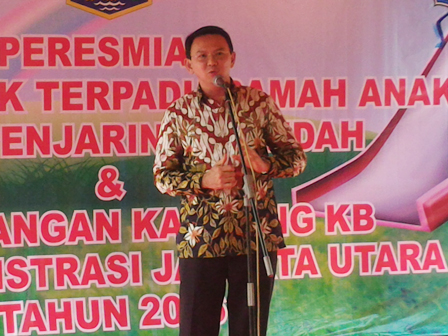 Basuki Minta Warga Turut Merawat RPTRA Panjaringan Indah