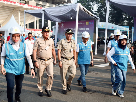 Pemkot Jakpus, PLN, Listrik, Jakarta Pusat, KTT ASEAN, Aman