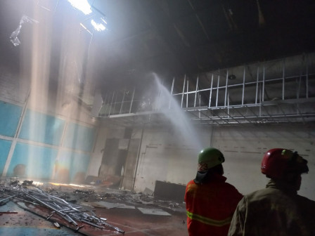 Kebakaran Bangunan Sekolah di Jalan Yos Sudarso Berhasil Dipadamkan 
