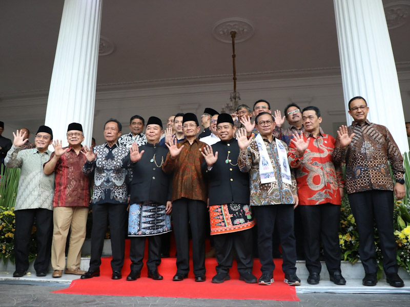 Pj Gubernur Teguh Buka Bentang Harapan, Kain Raksasa untuk Masa Depan Jakarta 