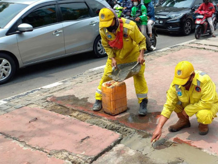  4.396 mulut air di Jakarta Pusat sudah Dibersihkan dan Diperbaiki 
