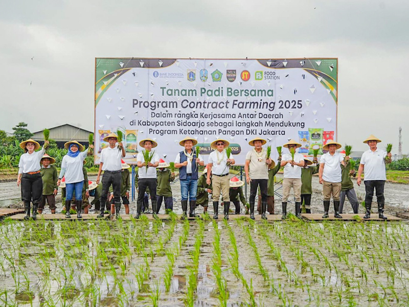 Pemprov DKI Gandeng Pemkab Sidoarjo Perkuat Kerja Sama Pangan