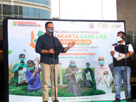 Pemprov DKI Dukung ACT Luncurkan Jakarta Care Line Layanan Antar Pangan Gratis Pada Masa Pandemi