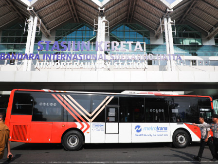 Transjakarta Rute Kalideres - Bandara Soetta Sudah Layani 14.222 Pelanggan 