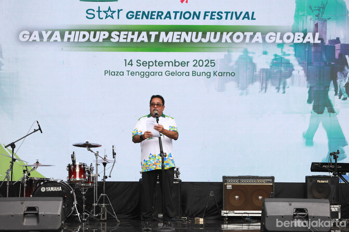 Wakil Gubernur DKI Jakarta, Rano Karno, mengajak warga untuk mewujudkan Jakarta yang sehat