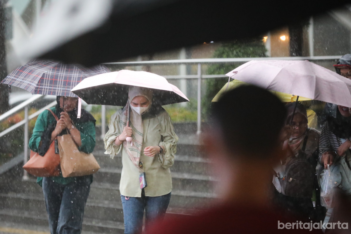 Hujan Guyur Jakarta Pagi Hingga Sore Hari 