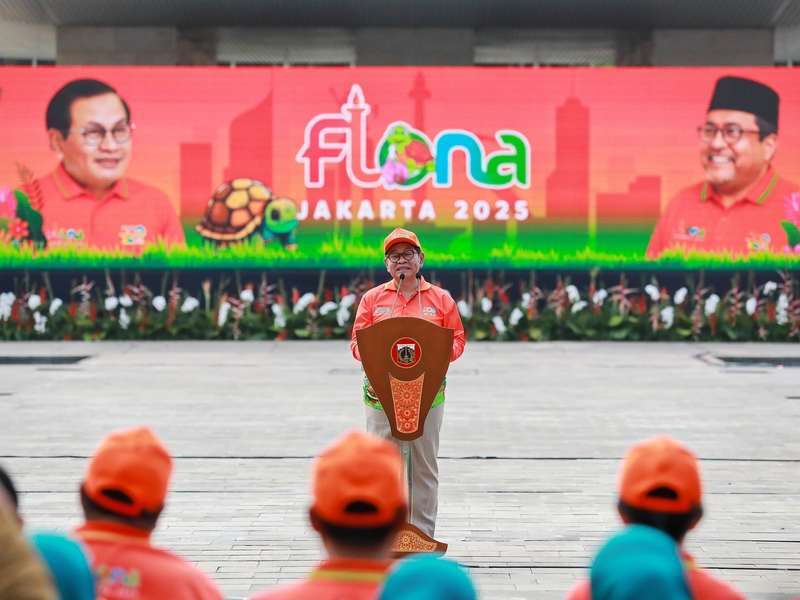 Buka Pameran Flona 2025, Pramono Komitmen Jadikan Jakarta Hijau