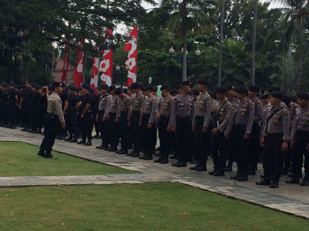 185 Personel Polisi Kawal Demo RT/RW di Balai Kota DKI